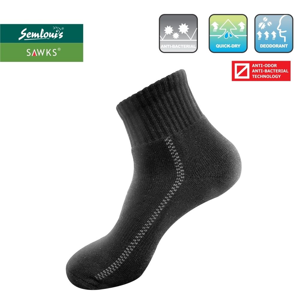 Deodorant Nano Copper Sports Socks for Men Antibacterial