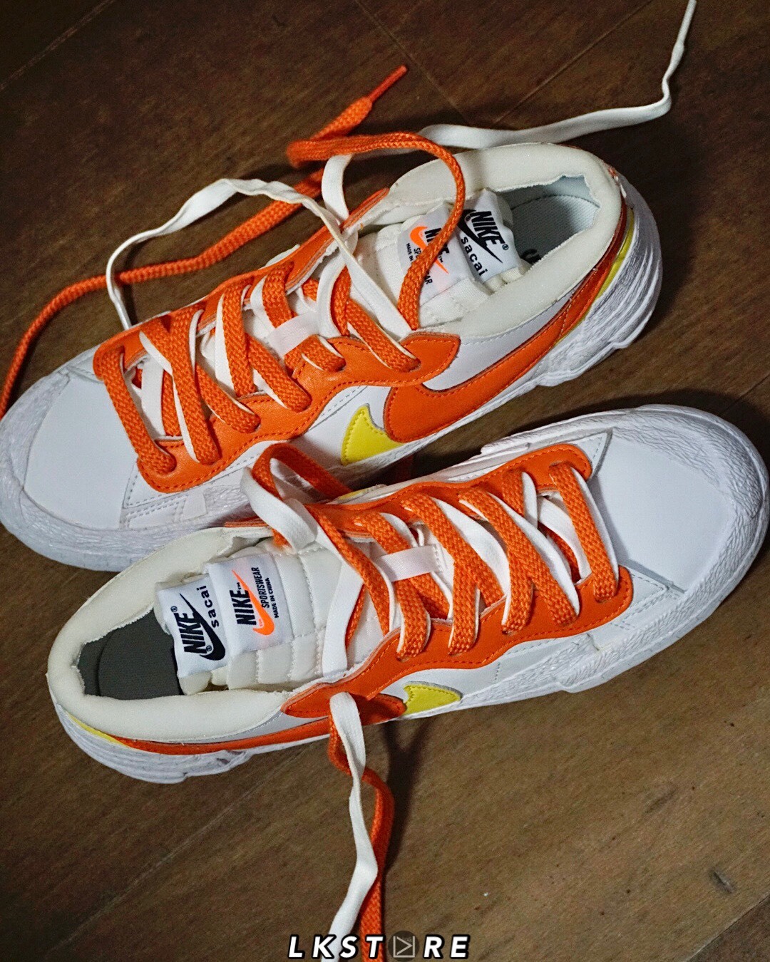 NIKE BLAZER LOW X SACAI 橘色dd1877-100 聯名– LKSTORE 你最愛的球鞋