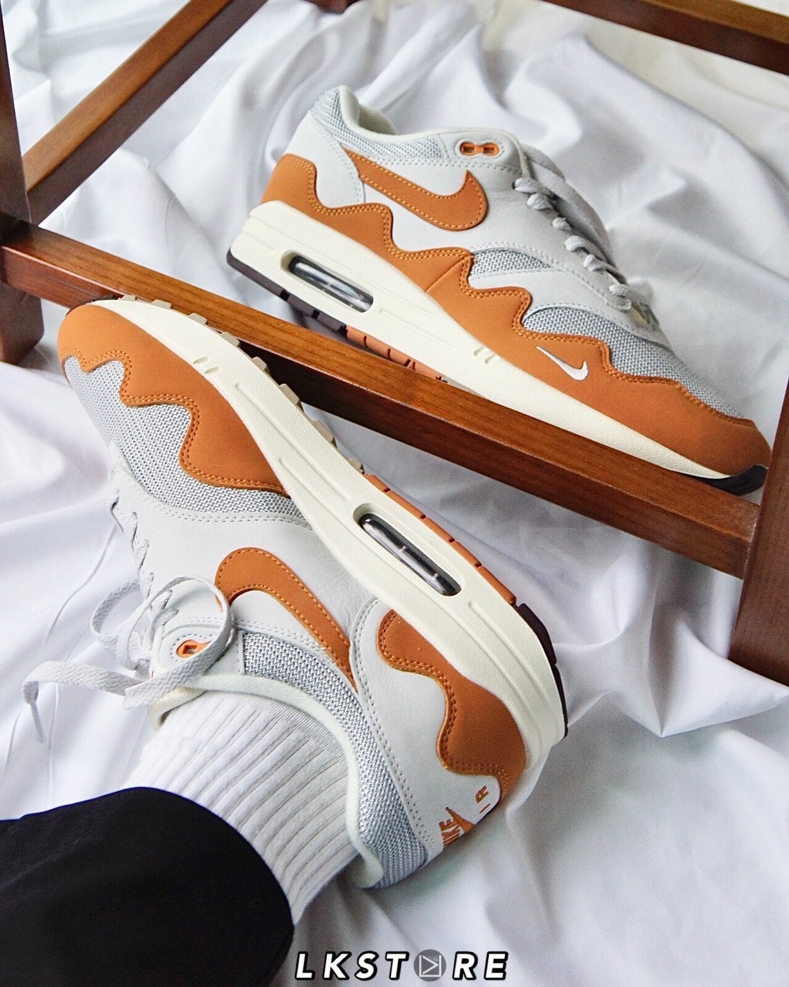 Nike Air max 1 X PATTA Monarch 咖啡色DH1348-001 聯名– LKSTORE 你最愛的球鞋選貨商店