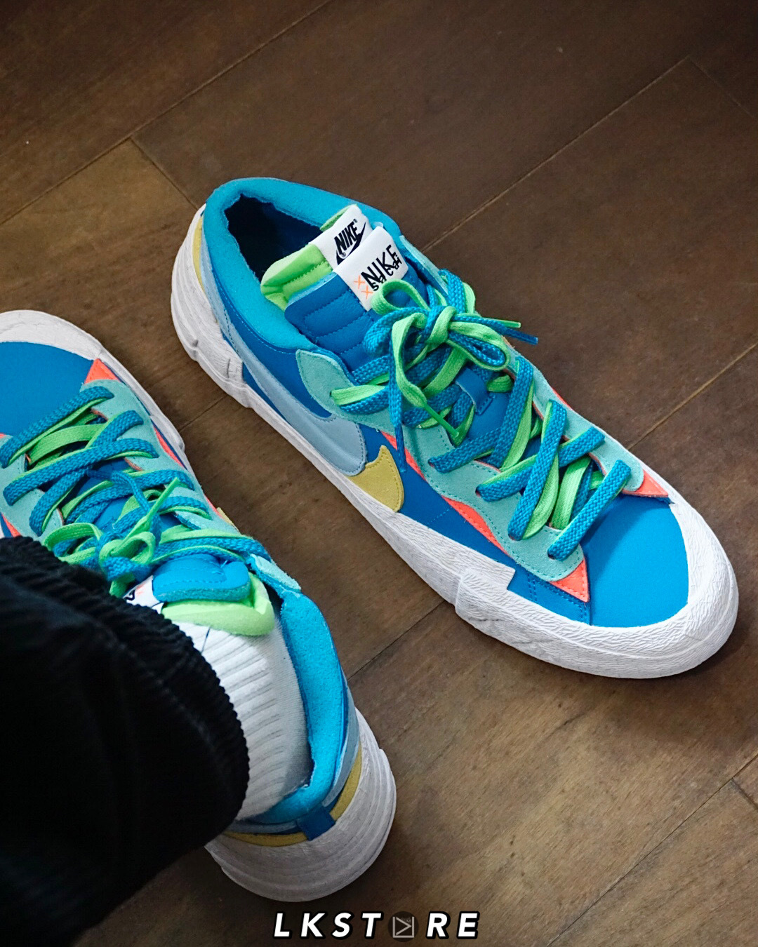 Nike blazer low Sacai Kaws 藍色 三方聯名 DM7901-400