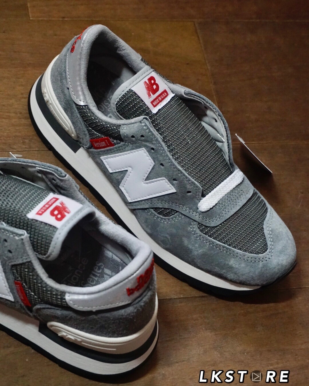 NEW BALANCE 990VS1 紅標 灰色 m990vs1 nb 元祖灰 美製 990v1
