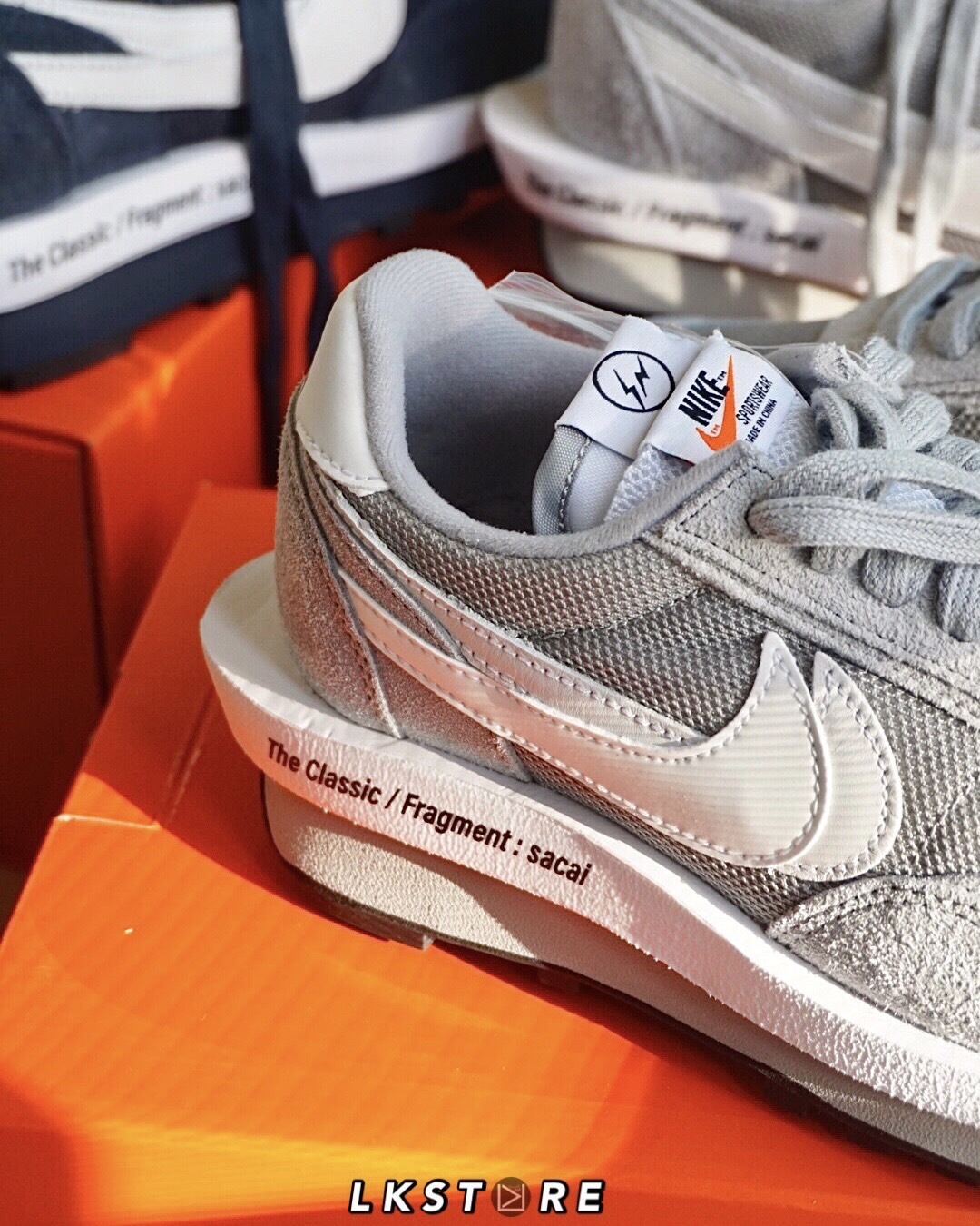 Nike LdWaffle Sacai fragment 灰白色 藤原浩 三方聯名 閃電 DH2684-001