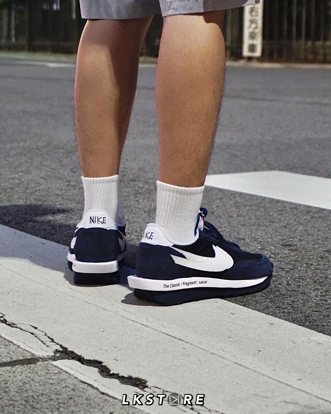 Nike Ld Waffle Sacai fragment 藍色藤原浩三方聯名閃電DH2684-400