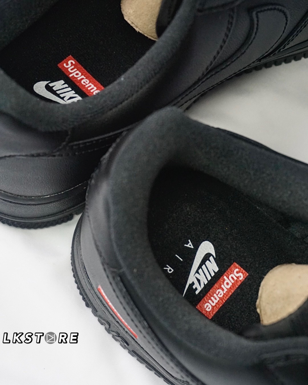 NIKE AIR FORCE 1 X SUPREME “Box Logo" 黑色聯名款CU af1 全