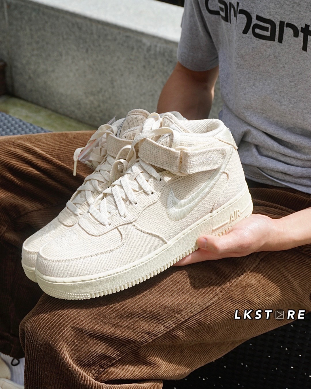 NIKE AIR FORCE 1 X Stussy Mid 
