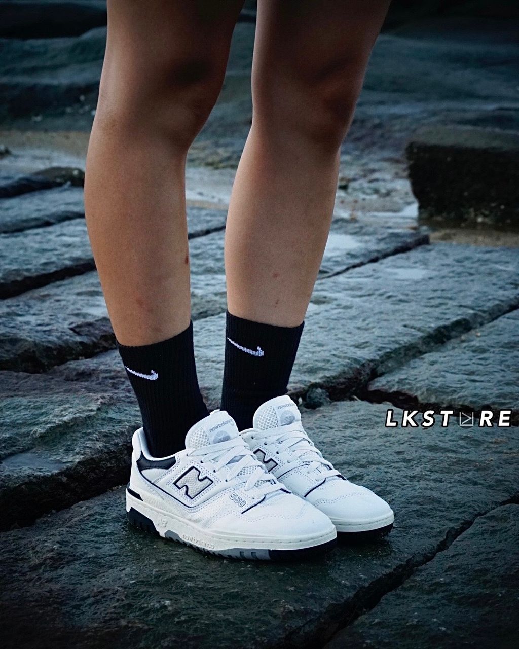 New Balance BB550LWT 皮革 黑白 復古球鞋nb D楦頭nb550