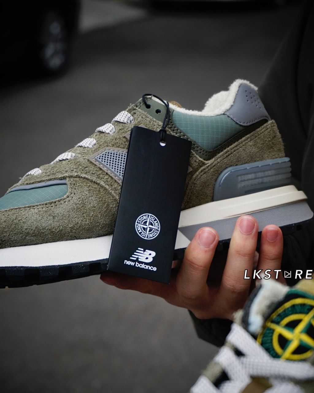 New Balance 574 x Stone Island 石頭島 聯名 U574LGST 灰綠