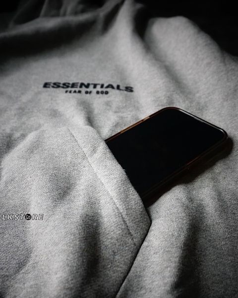 Fear of God Essentials SS22 Hoodie Dark Oatmeal 燕麥灰色 帽T FOG 內刷毛 厚磅 衣服 ...