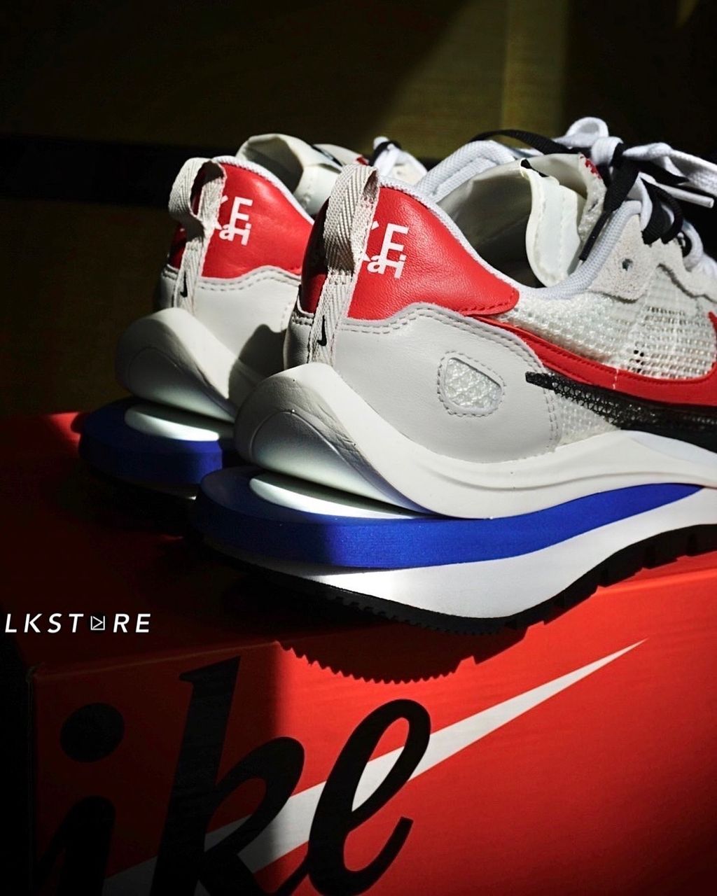 Nike Vaporwaffle x Sacai 紅白藍 聯名款 初代 厚底 增高 CV1363-100 sacai紅白 sacai初代
