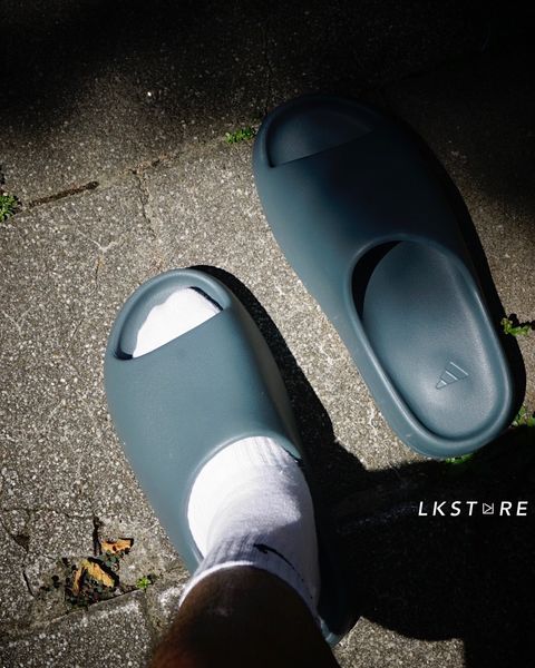 Adidas Yeezy Slide Slate Marine 深灰綠 拖鞋 愛迪達 yeezyslide yeezy拖鞋 ID2349