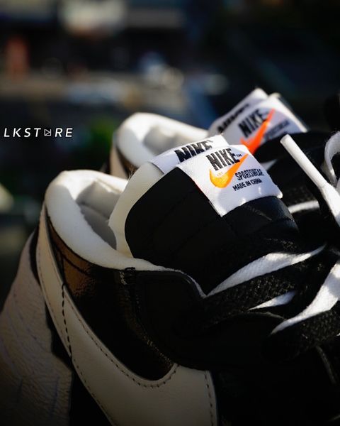 sacai Nike Blazer Low Black Patent Leather 28cm DM6443-001-