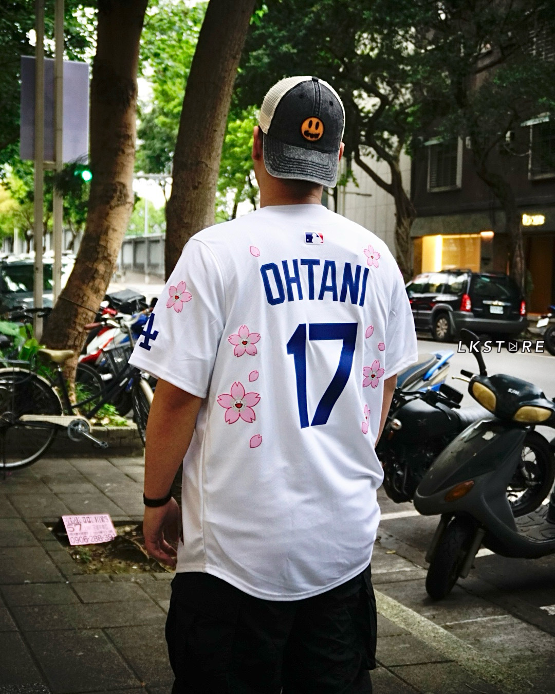 Nike Dodgers Tシャツ 東京シリーズ　村上隆　大谷翔平　XL MLB NIKE ドジャース 大谷翔平 MLB東京シリーズ 村上隆コラボTシャツ