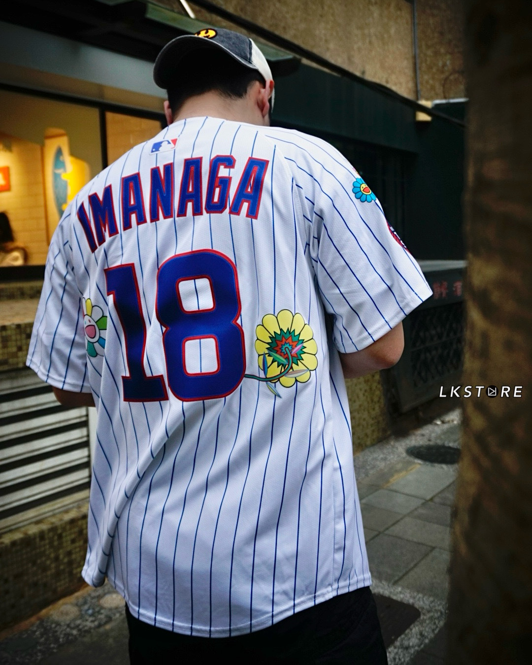 今永昇太 MLB Tokyo series 村上隆 シカゴ・カブス Tシャツ M Nike Cubs IMANAGA 今永昇太村上隆