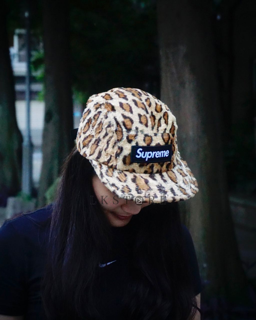 帽子 Supreme GOODENOUGH Camp Cap Supreme GOODENOUGH Crushed Rayon Pile Camp Cap Leopard hat