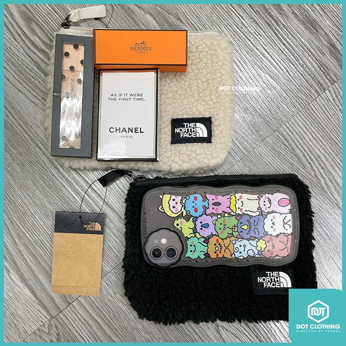 TNF毛絨方包-8