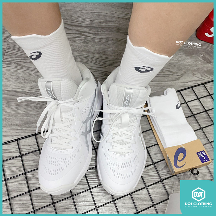 ASICS白長襪-3
