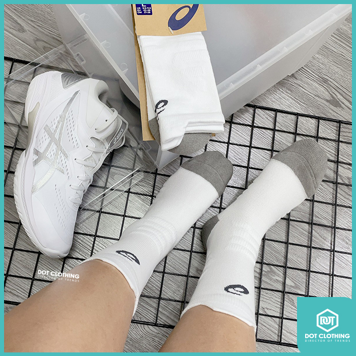 ASICS白長襪-4