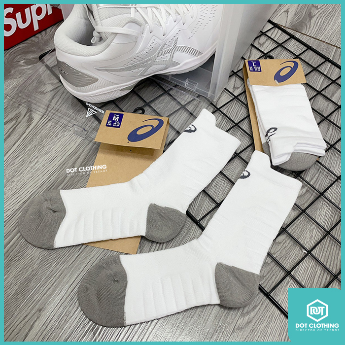 ASICS白長襪-1