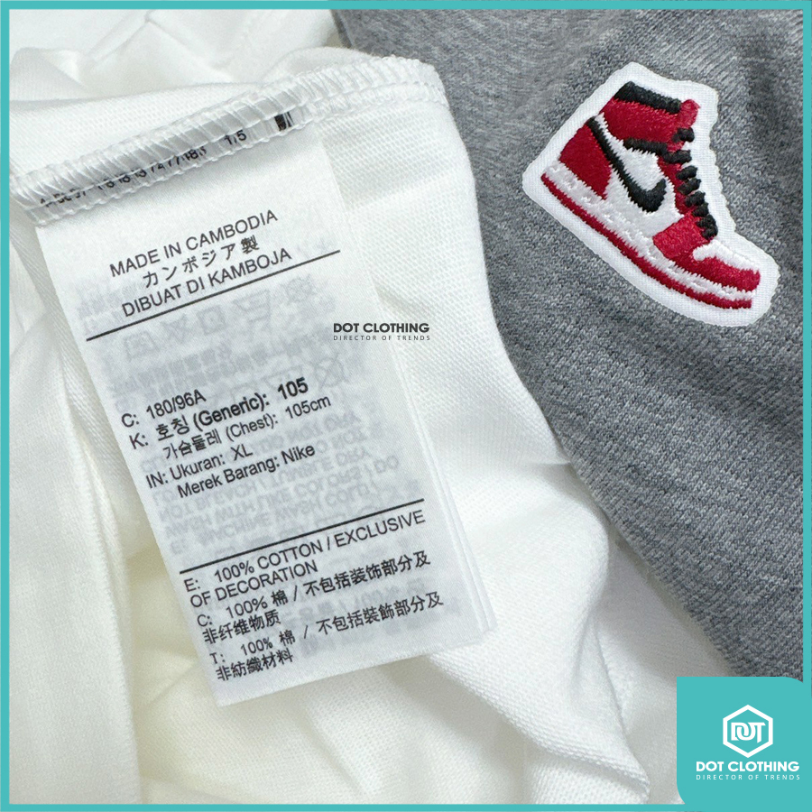AJ1刺繡短T-6