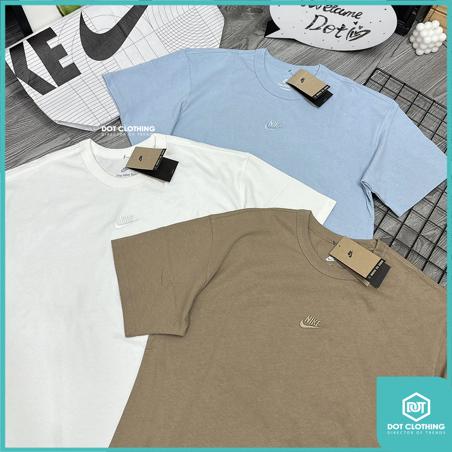 NIKE中間刺繡重磅短T-1