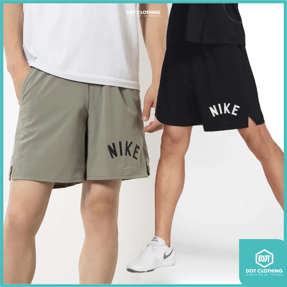 NIKE黑淺綠短褲-9