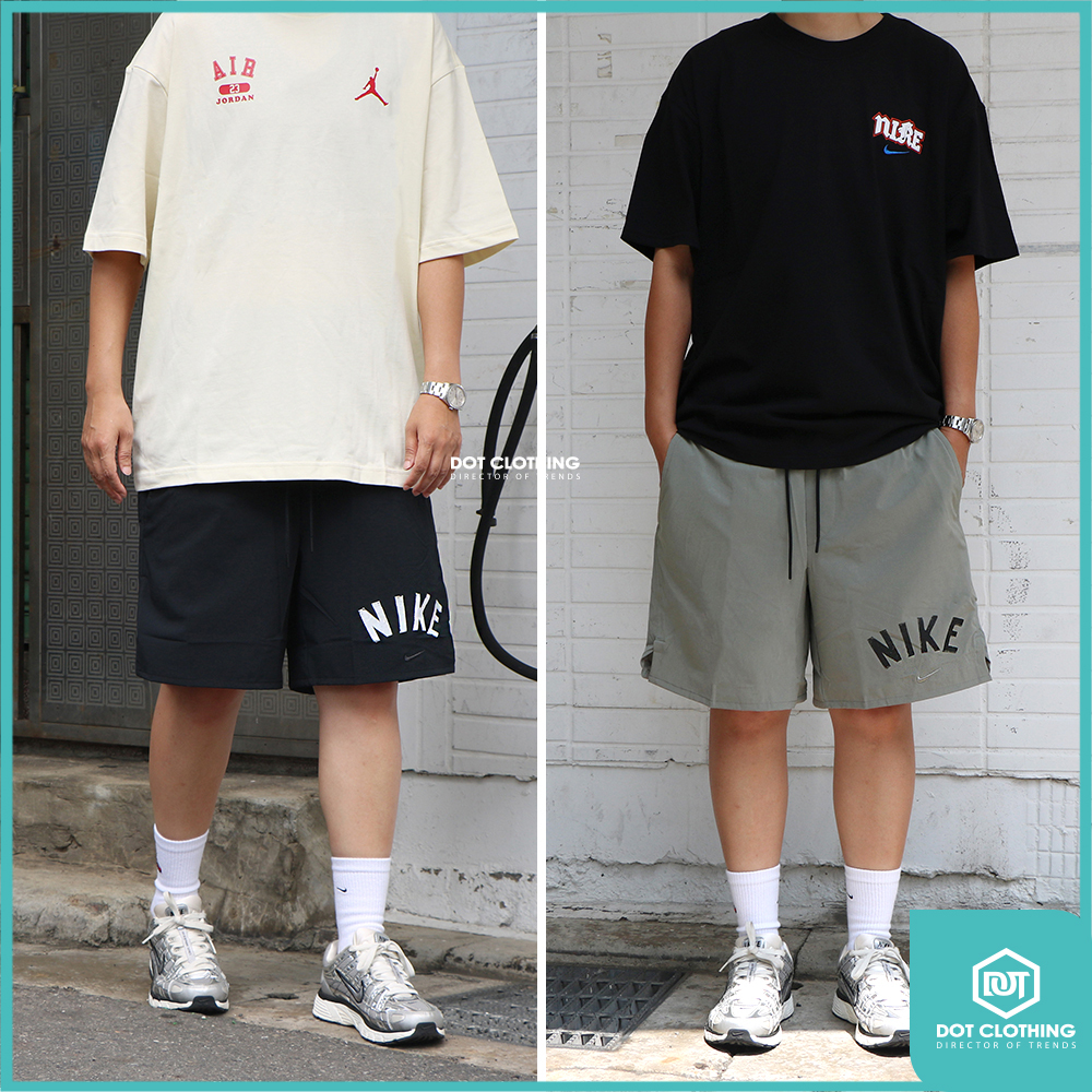 NIKE黑淺綠短褲-10