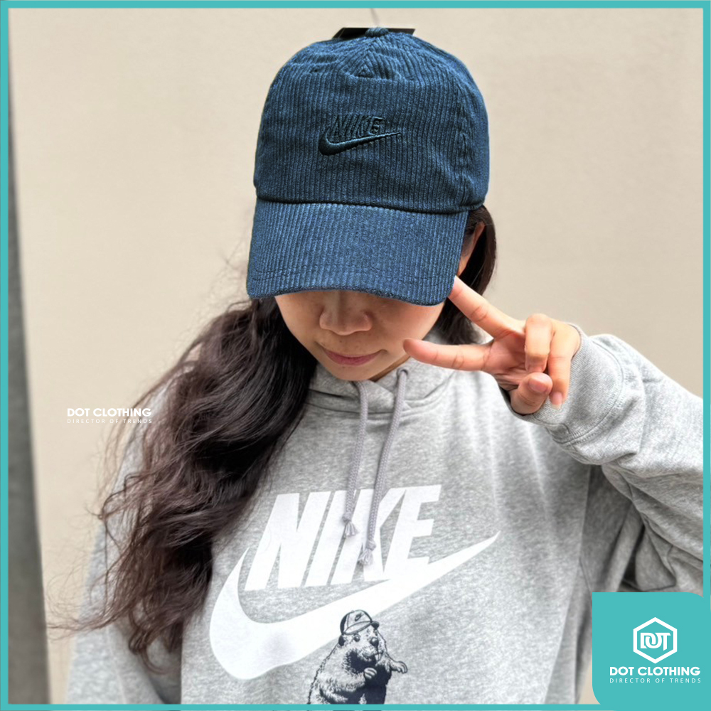 NIKE燈心絨帽-7