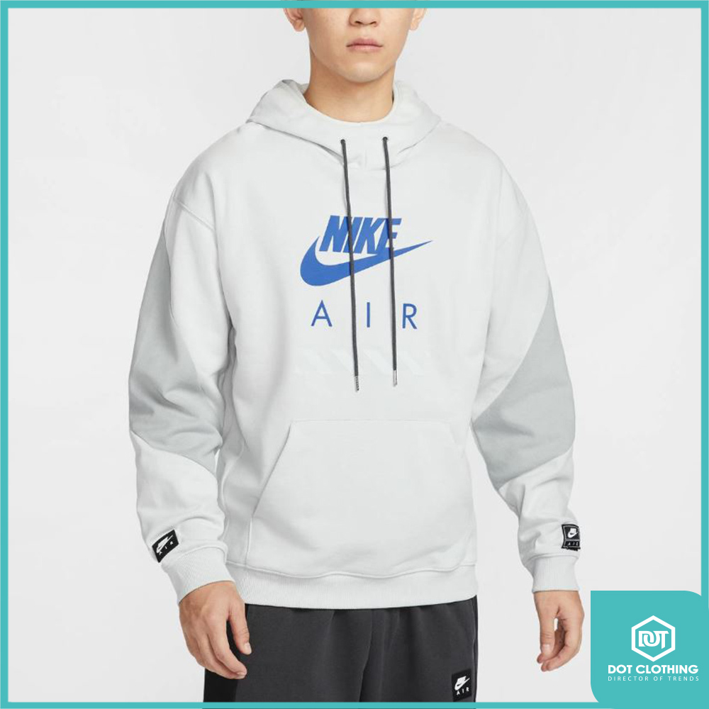 NIKE灰藍帽T-5