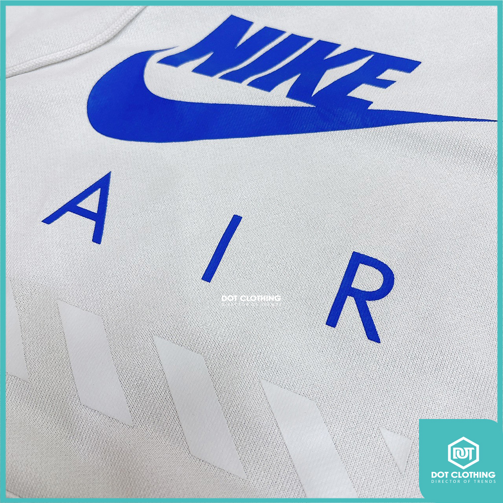 NIKE灰藍帽T-4