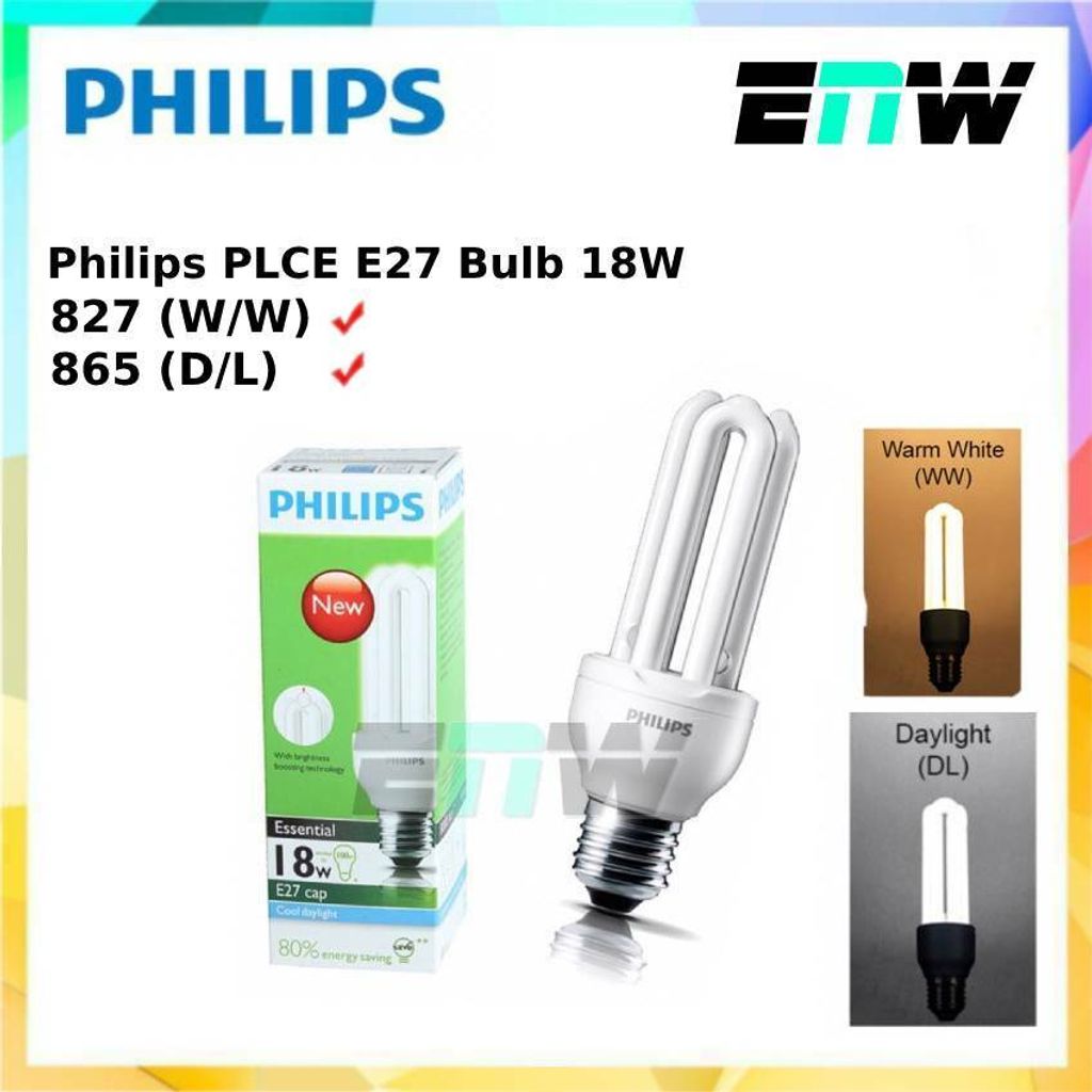 Philips PLCE Bulb 18W/865 (D/L) / 827 (W/W) – ENW Hardware