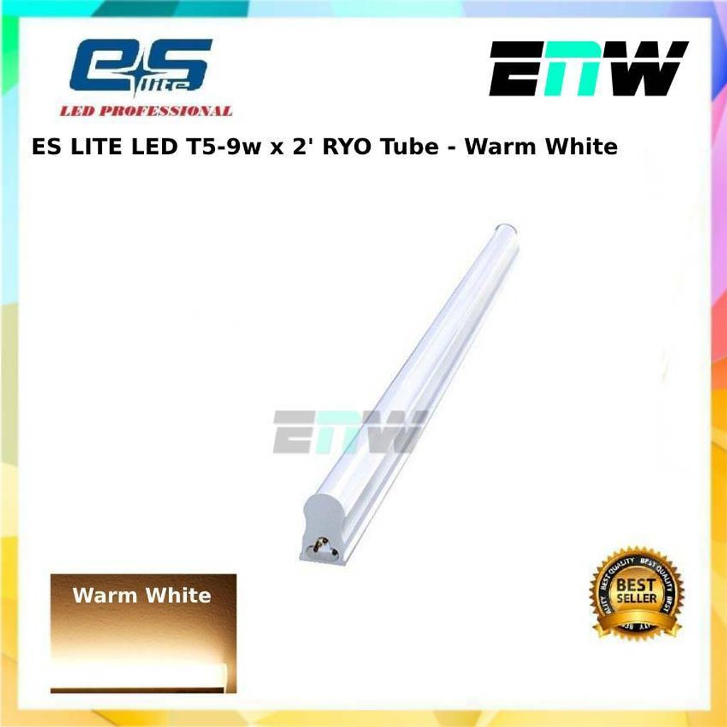 ES LITE LED T5-9w x 2' RYO Tube - Warm White / Daylight – ENW Hardware