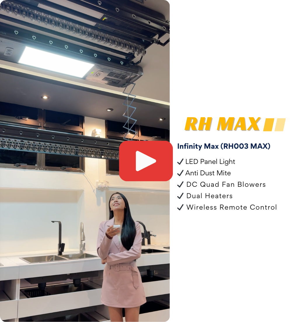 RH003 - Remode Hub - Product -  Automated Laundry System - Quad Heaters - DC Quad Fan Blowers - Faster Laundry Drying - Plasma Ion Tech - Anti Dust Mite - Remote Control - Mobile App Control - Voice Control  -  RH003 MAX Instruction Video