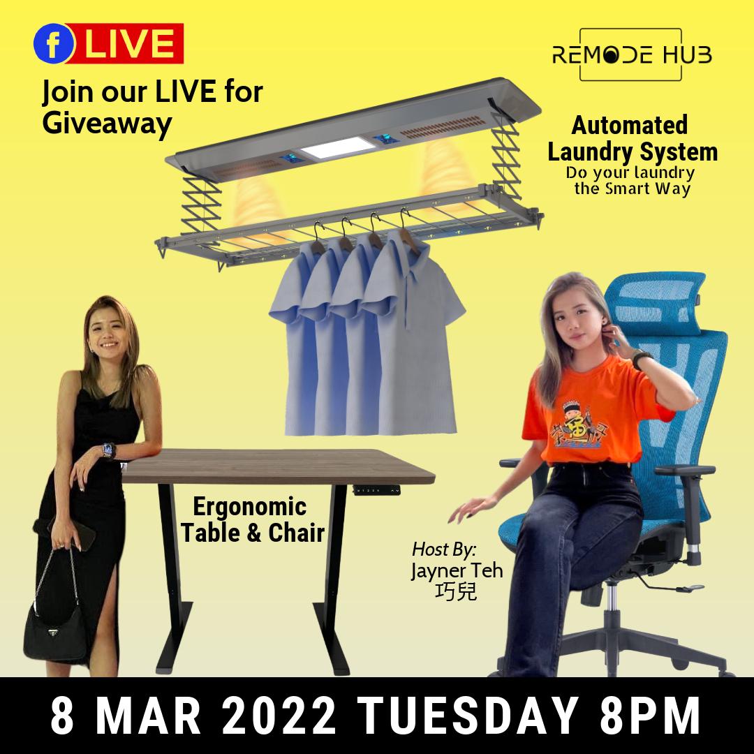 8 March 2022 Join our Facebook Live with  Jayner Teh 巧兒.
