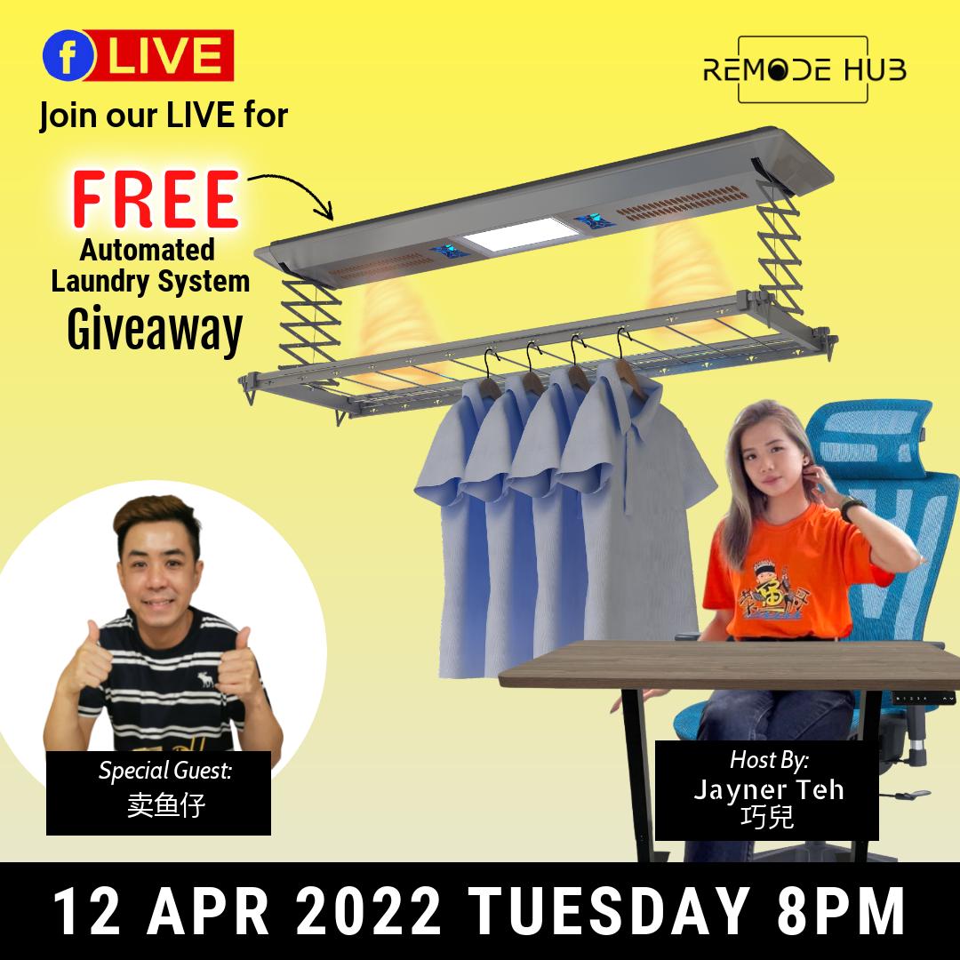 12 April - Tues 8pm - Facebook Live with  Jayner Teh 巧兒 Sell Fish Boy 卖鱼仔 🎁