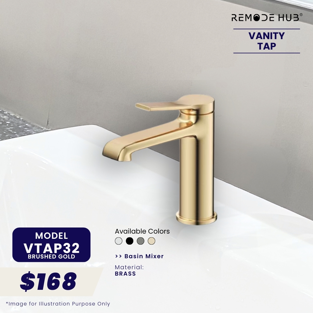 VTAP32-BRUSHED GOLD