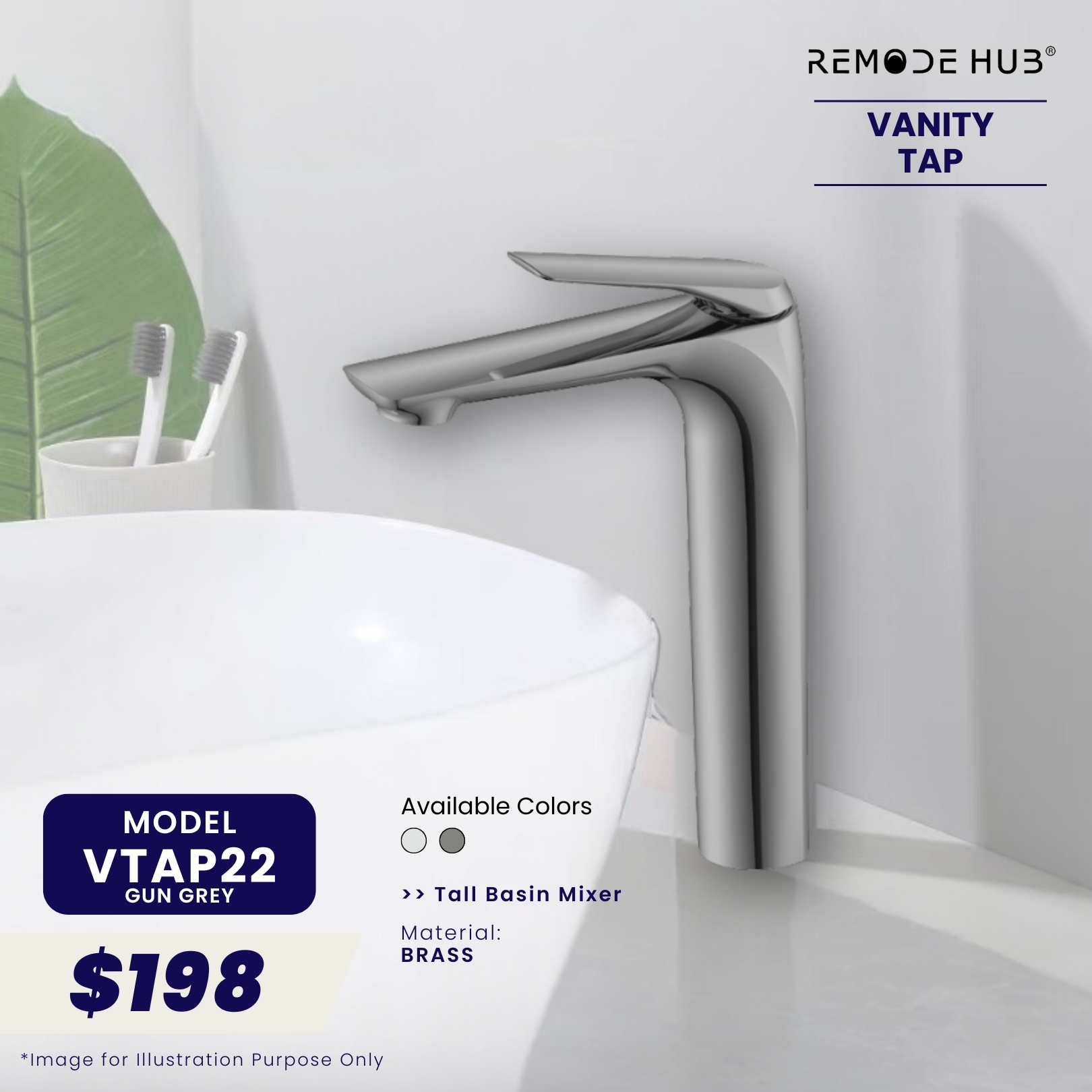 VTAP22-GUN GREY