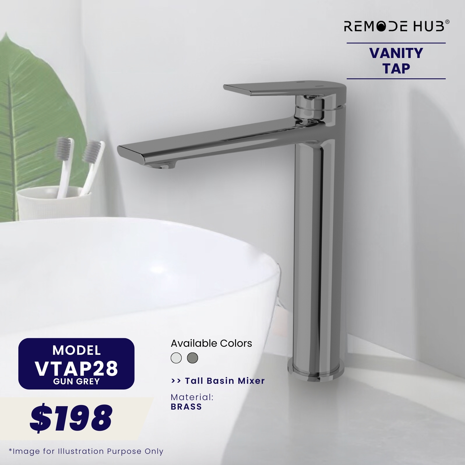 VTAP28-GUN GREY