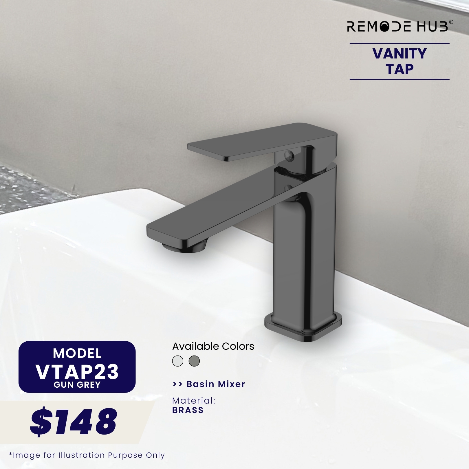 VTAP23-GUN GREY