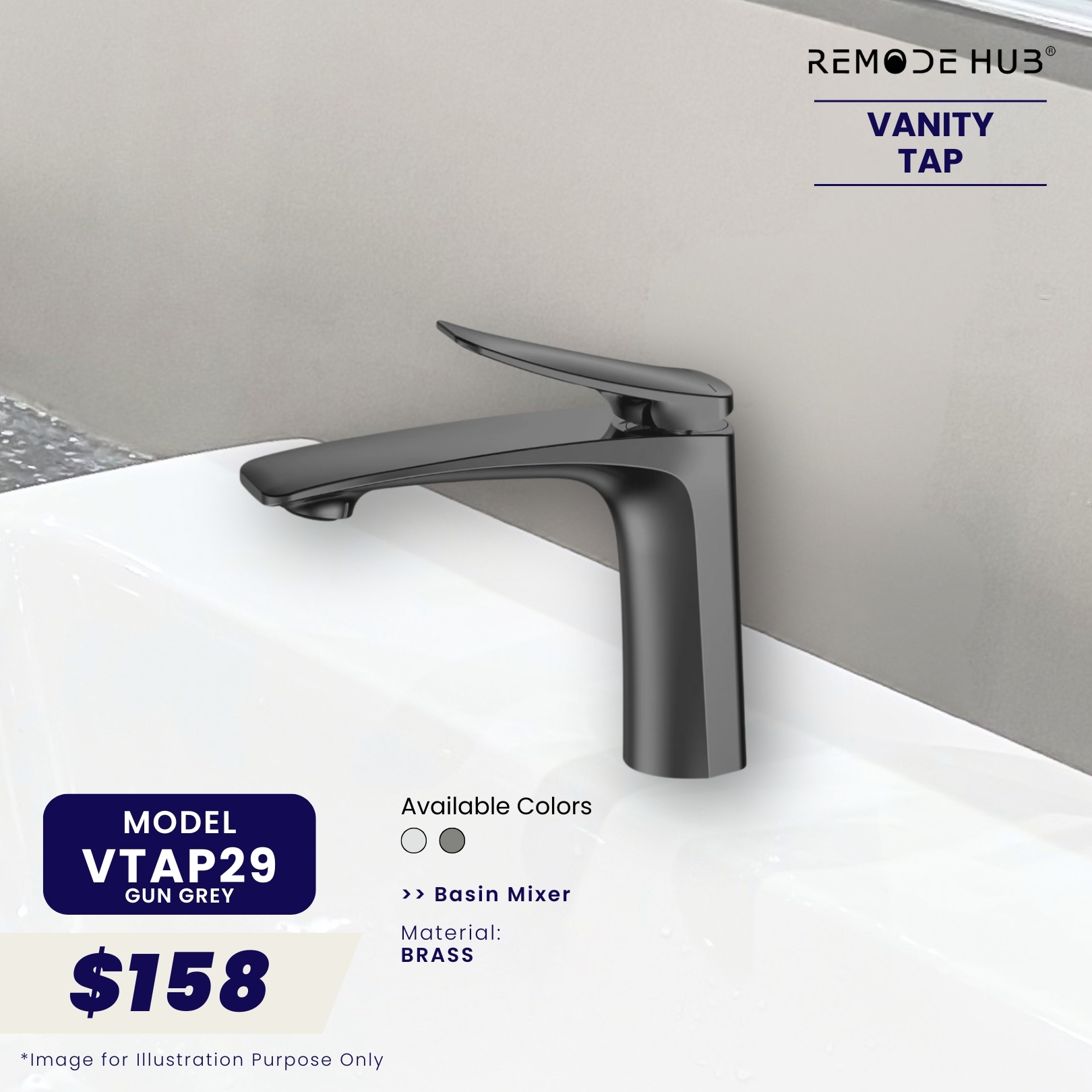 VTAP29-GUN GREY