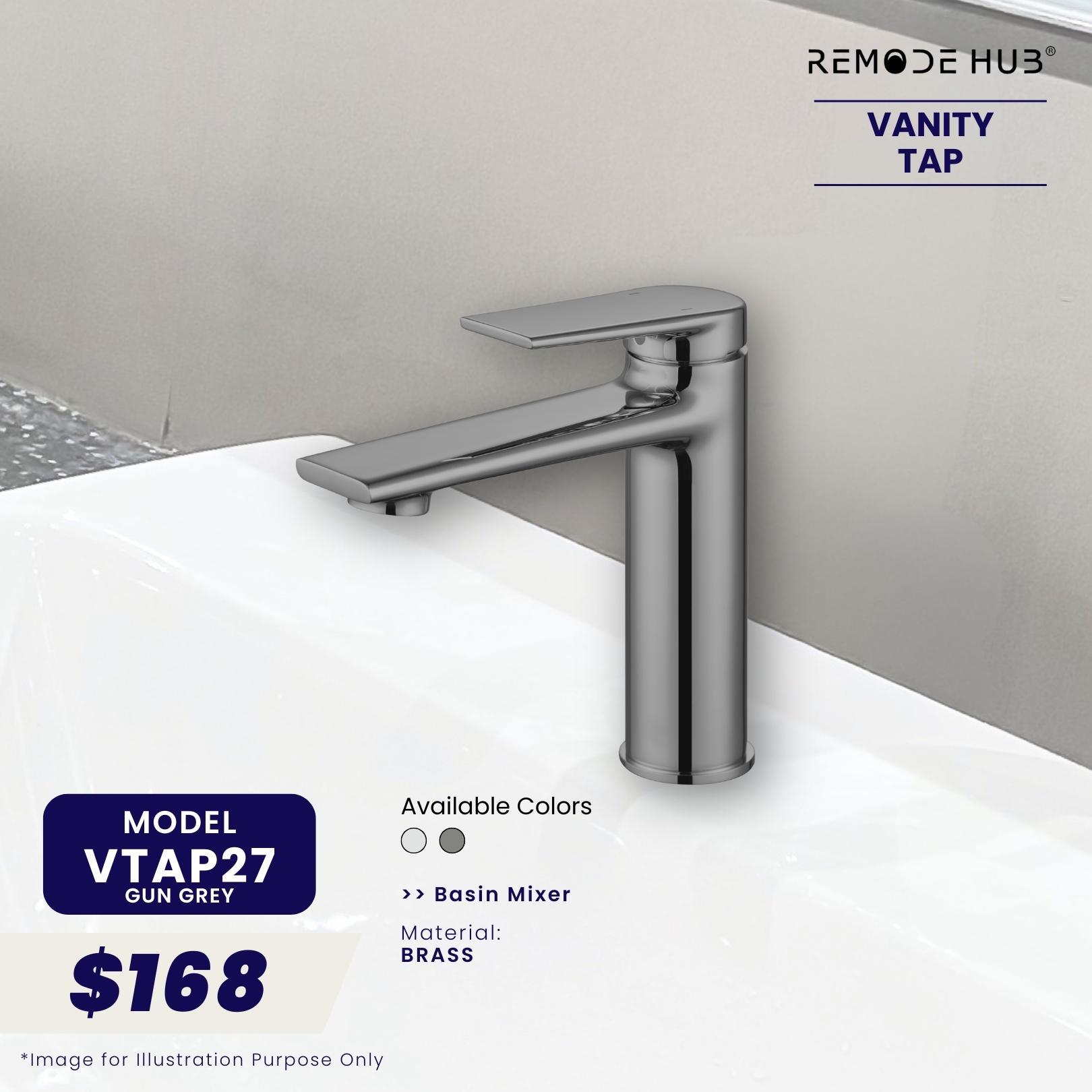 VTAP27-GUN GREY