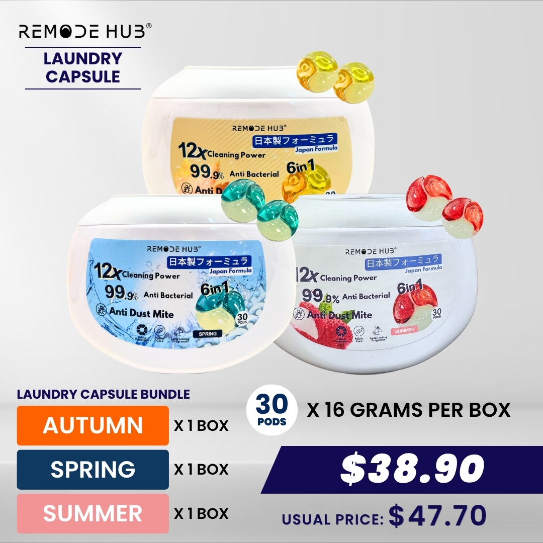Laundry Capsule - Bundle - Autumn x1, Spring x1, Summer x1