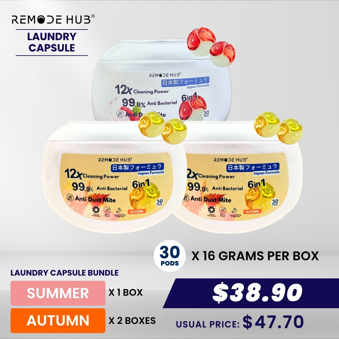 Laundry Capsule - Bundle - Summer x1, Autumn x2