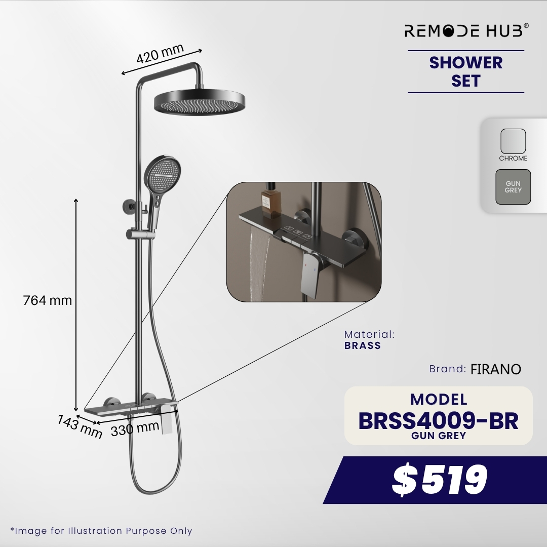 BRSS4009-BR-GUN GREY