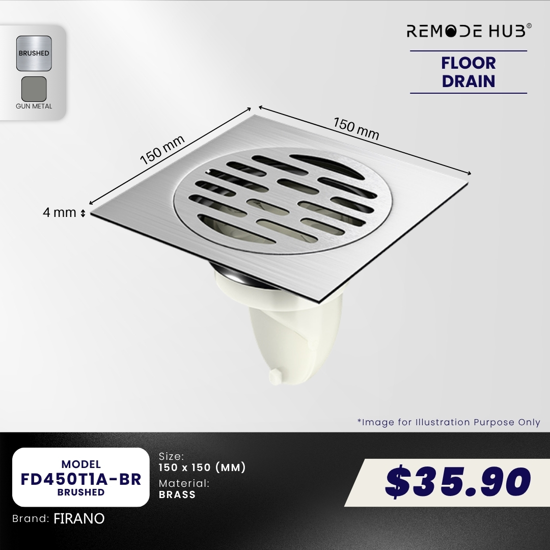 FD450T1A-BR-BRUSHED (15CM)