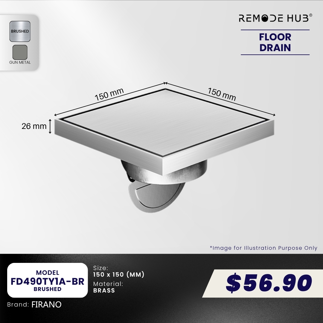 FD490TY1A-BR-BRUSHED (15CM)