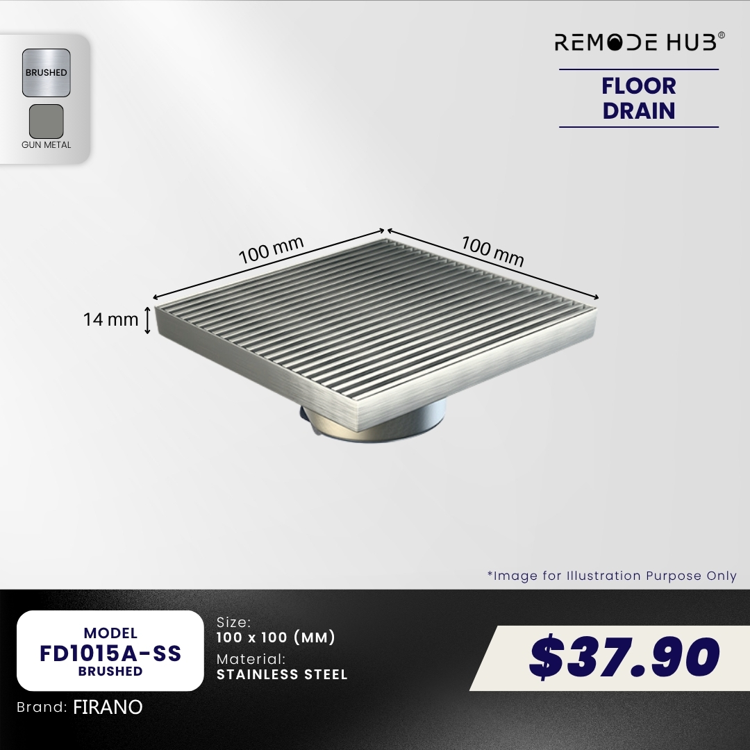 FD1015A-SS-BRUSHED (10CM)