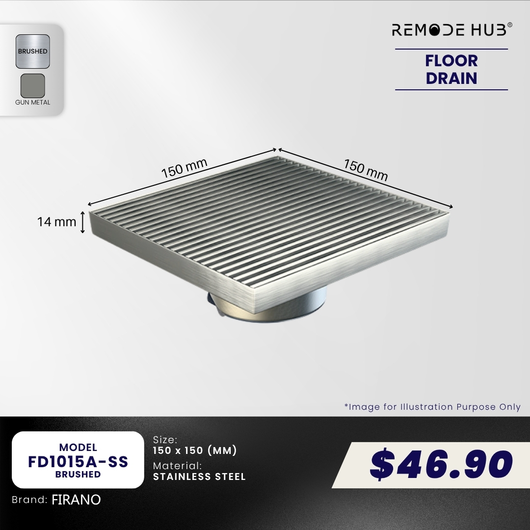 FD1015A-SS-BRUSHED (15CM)