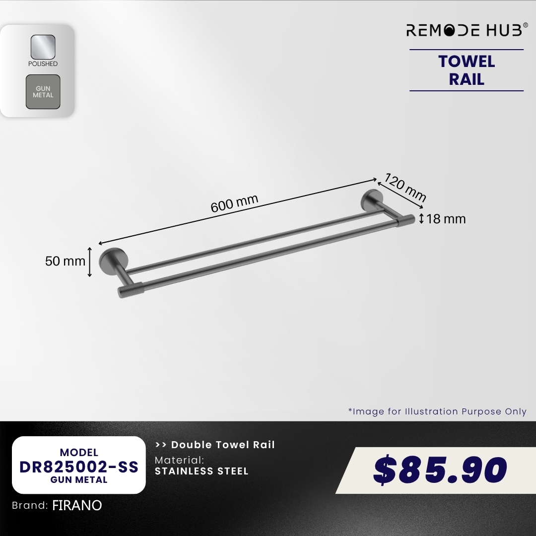 DR825002-SS-GUN METAL