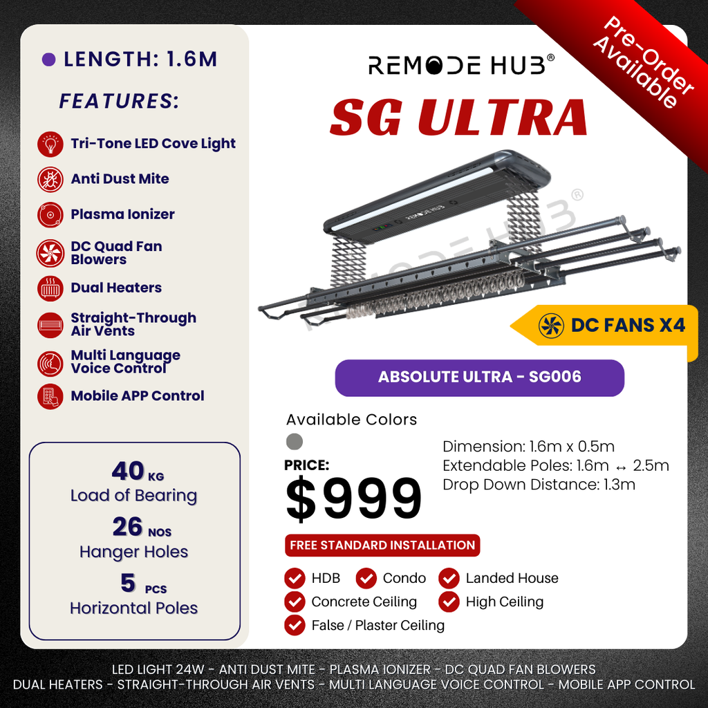 Automated Laundry Rack. Smart Laundry System. Electric Laundry Rack ...