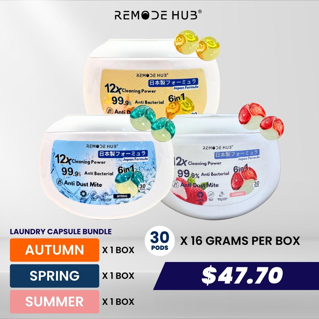 Laundry Capsule - Bundle - Autumn x1, Spring x1, Summer x1